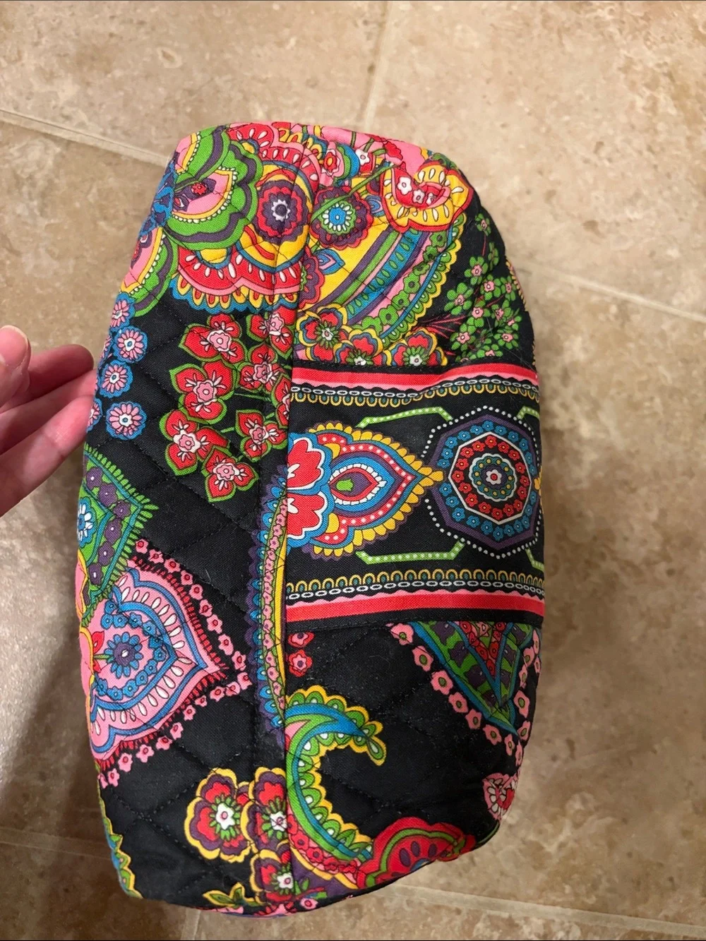 Large Vera Bradley makeup/cosmetic bag